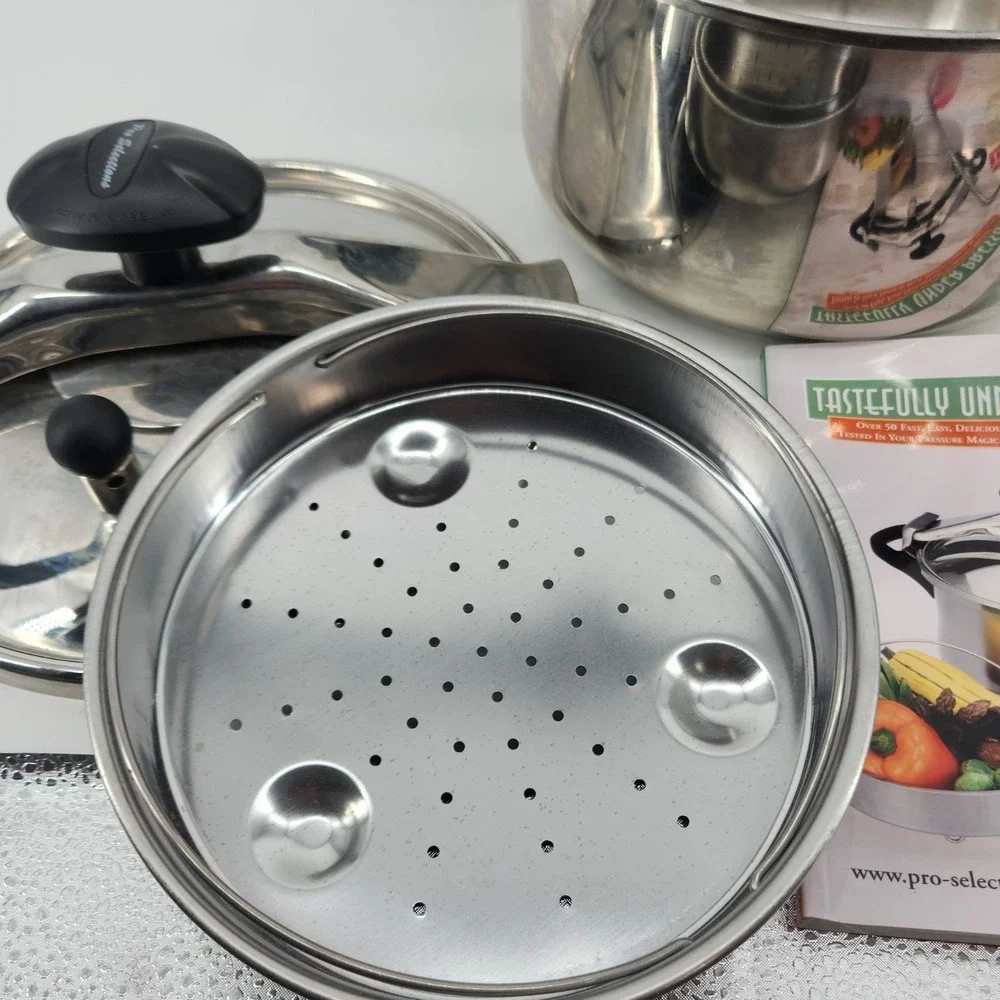 Fagor Pro Selections Pressure Magic 6L Stainless Pressure Cooker Spain Complete